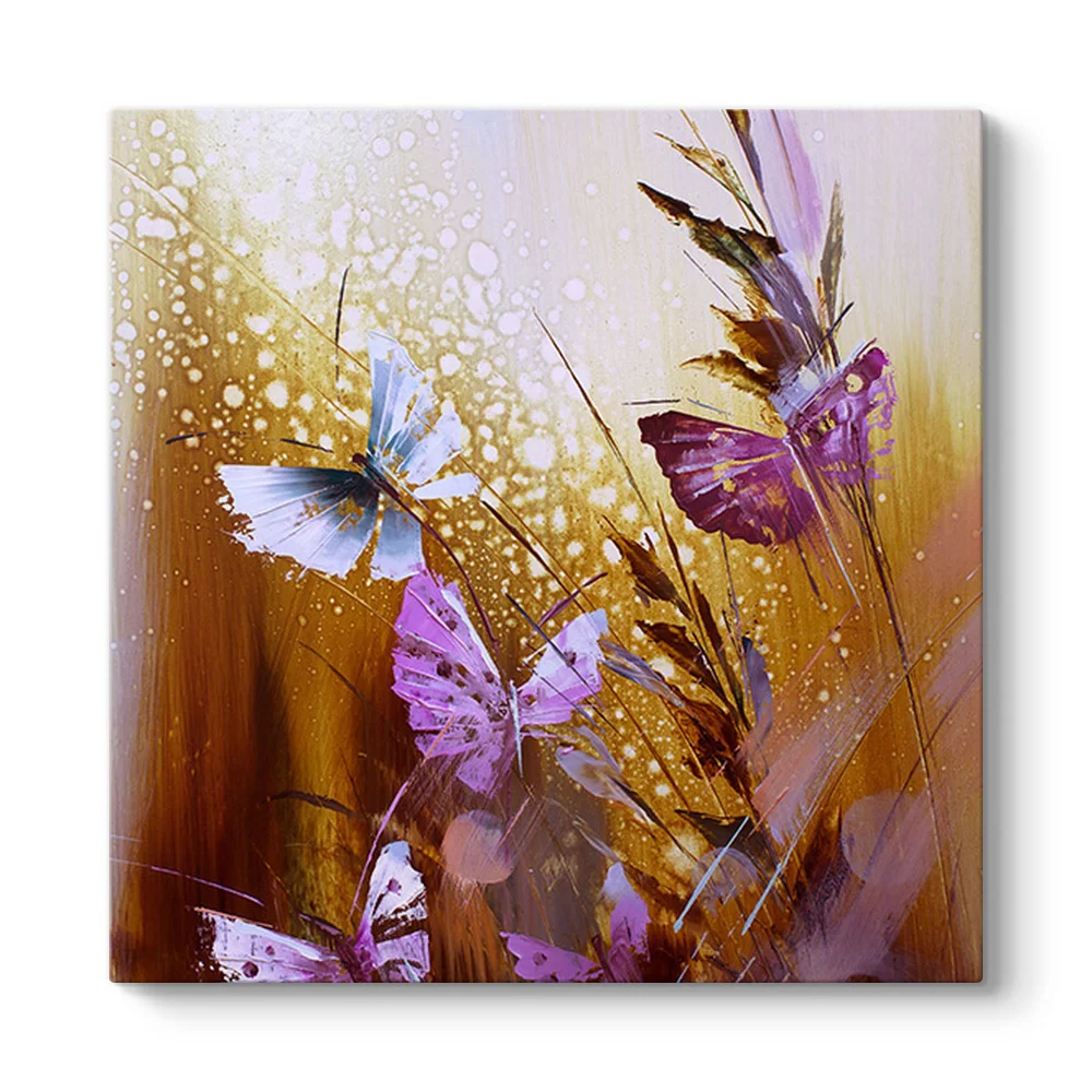 Butterfly Flower I Tablo - Model 3